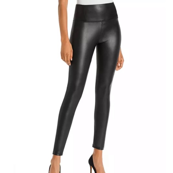 Bagatelle High Rise Faux Leather Leggings - Picture 4 of 4